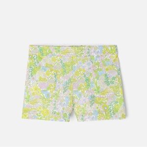 Jacadi Floral Kids Shorts - Green and Pink